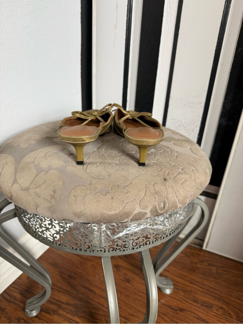 Zara Olive Green Velvet Pointed Toe Mules - Picture 3 of 9